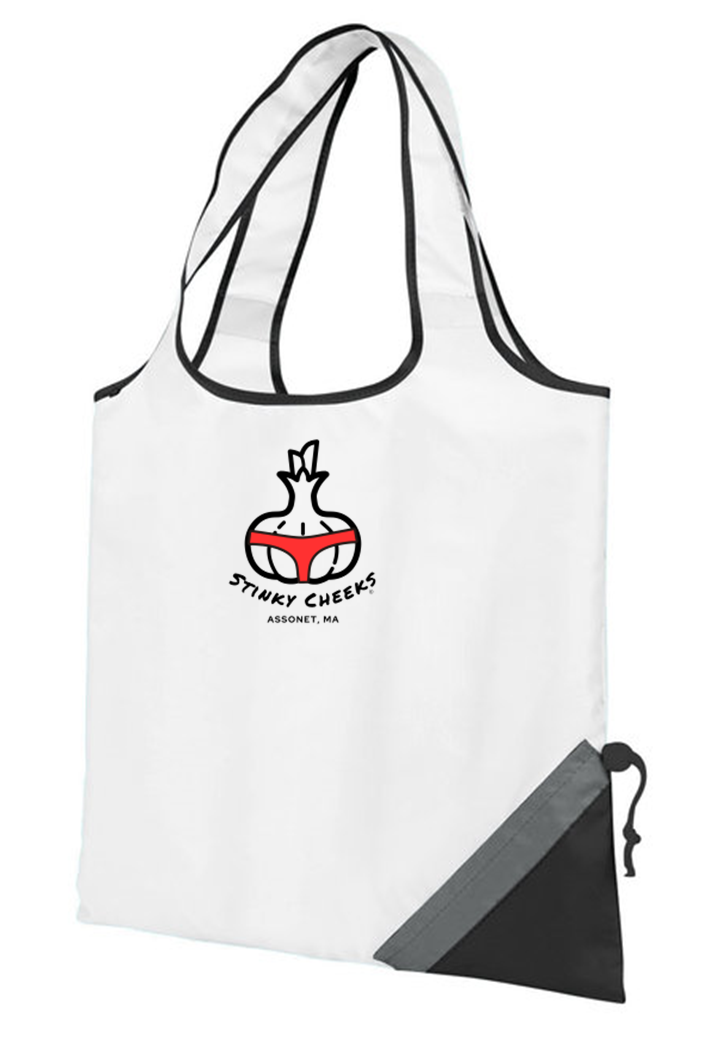 Stinky Cheeks Folding Shopping Bag – Stinky Cheeks Garlic Goods LLC